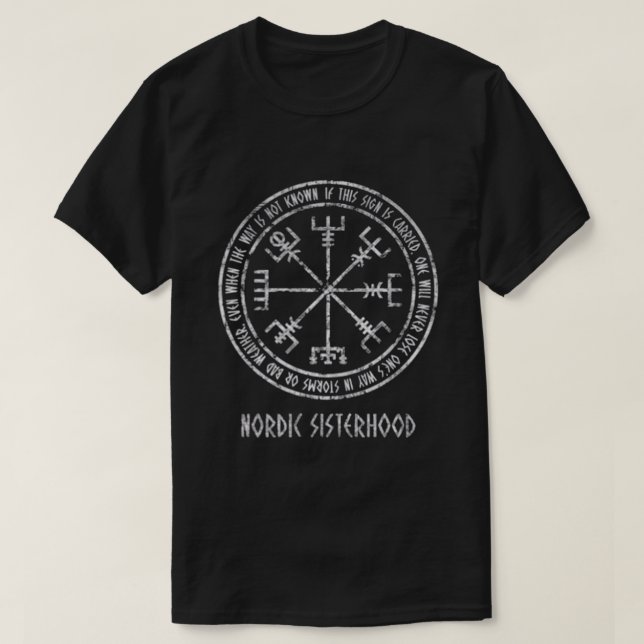 Nordic Sisterhood Bind Rune T-Shirt (Design vorne)
