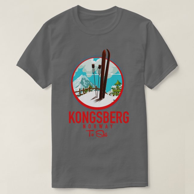 Nordic Ski Kongsberg T-Shirt (Design vorne)