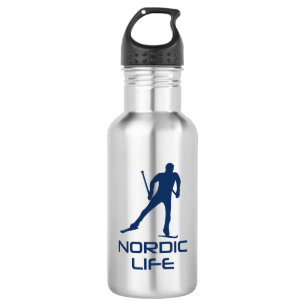 Nordic Ski Life Edelstahlflasche