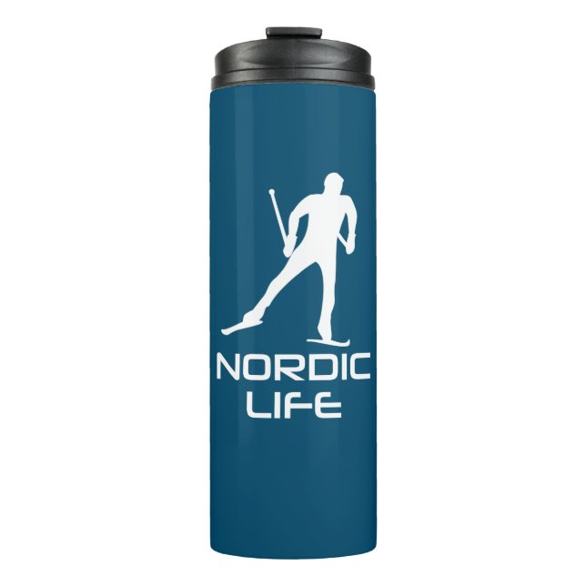 Nordic Ski Life Thermosbecher (Vorderseite)