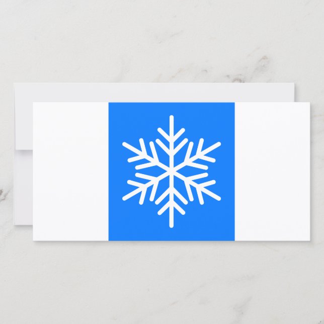 Nordic Snowflake Bright Alpine Blaue Streifen (Vorderseite)