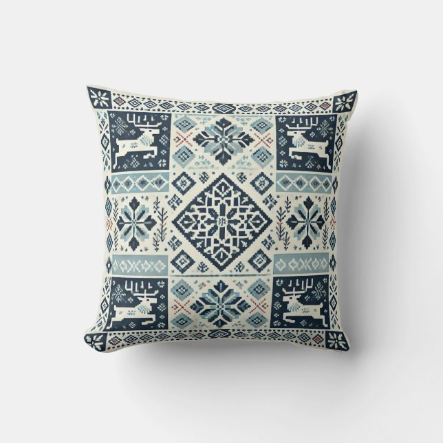 Nordic Throw Pillow - Skandinavien Minimalistisch Kissen (Vorderseite)