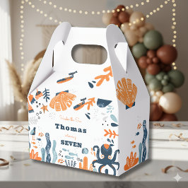 Nordic Under Sea Kindergeburtstag Geschenkschachtel