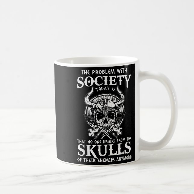 Nordic Valhalla Odin Problem der Sonnengesellschaf Kaffeetasse (Rechts)