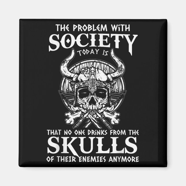 Nordic Valhalla Odin Problem der Sonnengesellschaf Magnet (Vorne)