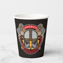 Nordic Viking Warrior ADD NAME Norse Ax Norsemen
