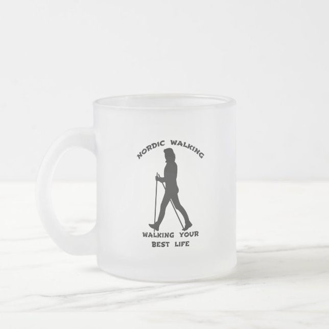 Nordic Walking - Das beste Leben Mattglastasse (Links)