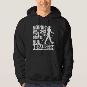 Nordic Walking Wandern Joggen Nordic Walki Hoodie