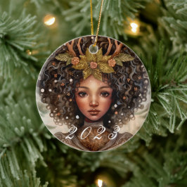 Nordic Weihnachten Goddess Ornament mit individuel