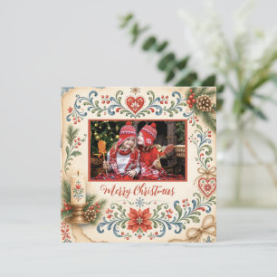 Nordic Weihnachten Rosemaling Newsletter Foto