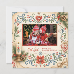 Nordic Weihnachten Rosemaling Newsletter Foto