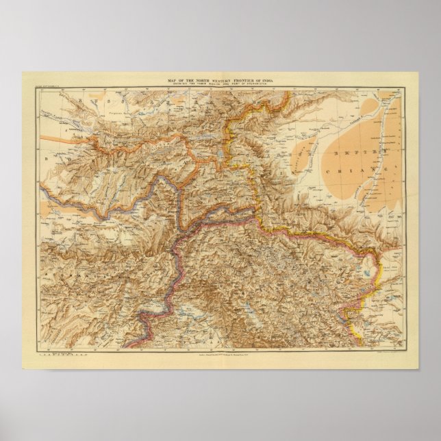 Nordindische Western-Grenze Poster (Vorne)