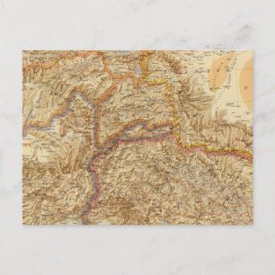 Nordindische Western-Grenze Postkarte