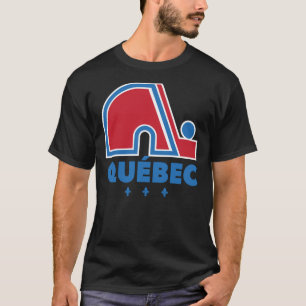 Nordiques Quebec Hockey Team Avalanche Vintag mit T-Shirt