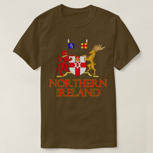 Nordirische Wappen T-Shirt (Design vorne)