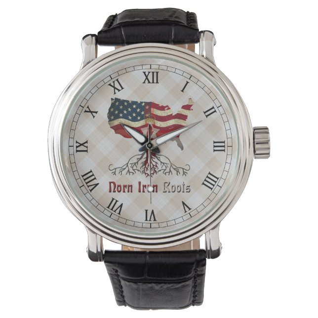 Nordirischer Roots Armbanduhr (Vorderseite)