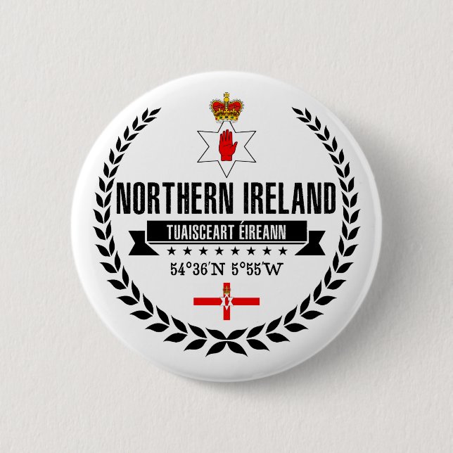 Nordirland Button (Vorderseite)