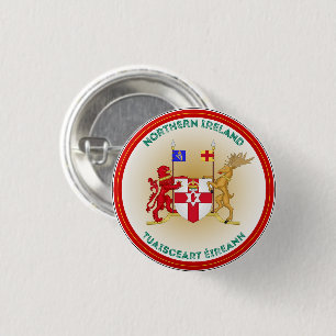Nordirland-Erbe-Emblem Button