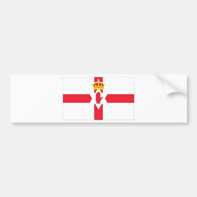 Nordirland-Flagge Autoaufkleber (Vorne)