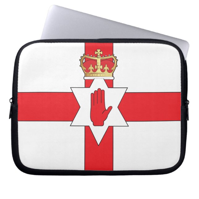 Nordirland-Flagge Laptopschutzhülle (Vorderseite)