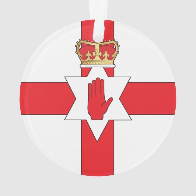 Nordirland-Flagge Ornament (Rückseite)