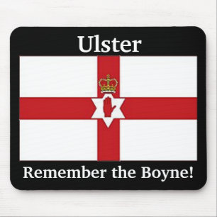 Nordirland-Flagge, Ulster, erinnern sich das an Mousepad