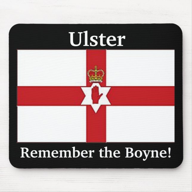 Nordirland-Flagge, Ulster, erinnern sich das an Mousepad (Vorne)