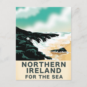 Nordirland für das Meer Postkarte