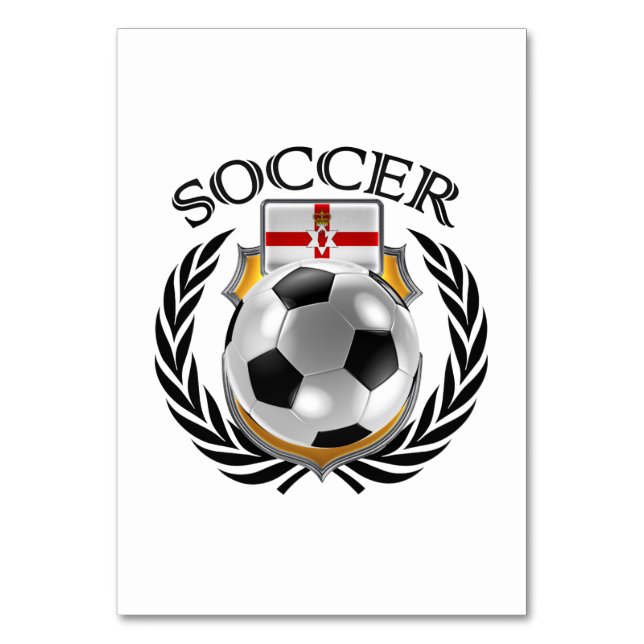 Nordirland Fußball 2016 Fangerät Tischnummer (Rückseite)