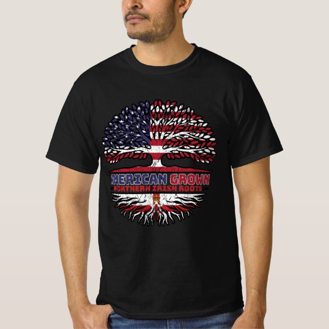 Nordirland Irland Ulster USA USA T-Shirt (Vorderseite)