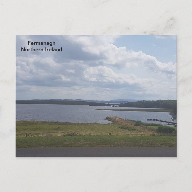 Nordirland, Lough Erne, Grafschaft Fermanagh Postkarte (Vorderseite)