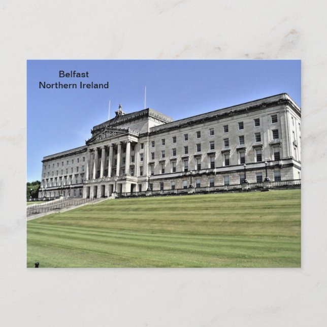 Nordirland, Parlament Gebäude, Belfast Postkarte (Vorderseite)