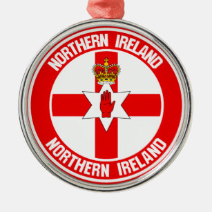 Nordirland-Runde Ornament Aus Metall
