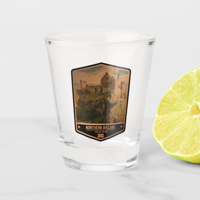 Nordirland Schnapsglas (Vorderseite)
