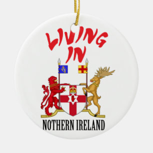 Nordirland - Wappen Keramikornament