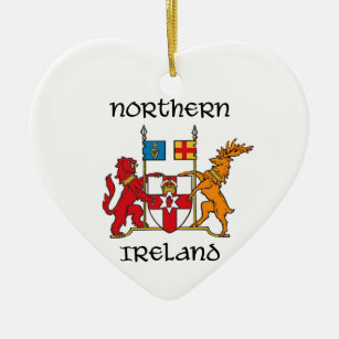 Nordirland - Wappen/Symbol/Emblem Keramikornament