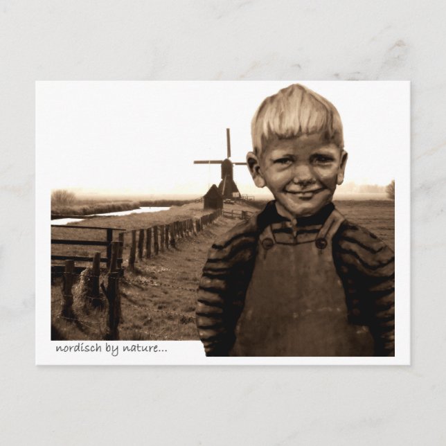 nordisch durch Natur Postkarte (Vorderseite)