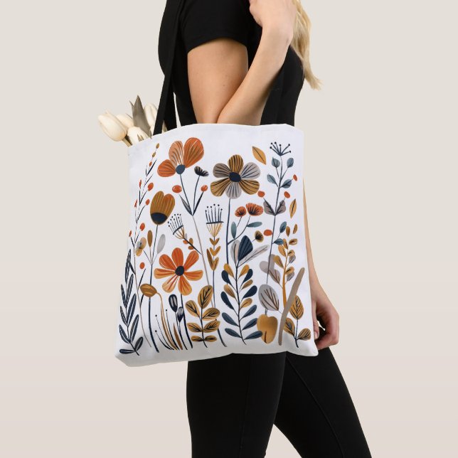 Nordische Blumen-Tasche (Von Nahem)