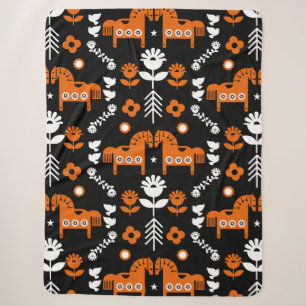 Nordische Daten Pferd Home Dekor Sherpadecke