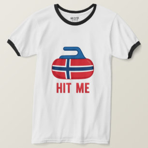 Nordische Flaggen-Kapsel-Grafik T-Shirt