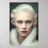 Nordische Frau Portrait Airbrush