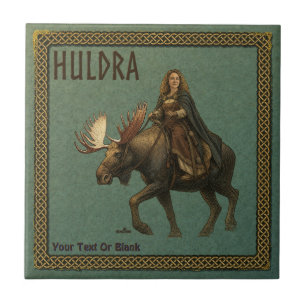 Nordische Huldra-Wald-Frau Fliese