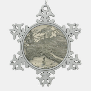 Nordische Invasionen Schneeflocken Zinn-Ornament