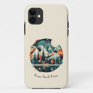 Nordische Kiefern & Gipfel, individuell Case-Mate iPhone Hülle