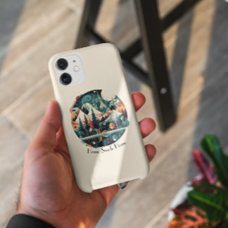 Nordische Kiefern und Spitzen, kundenspezifisch Case-Mate iPhone Hülle