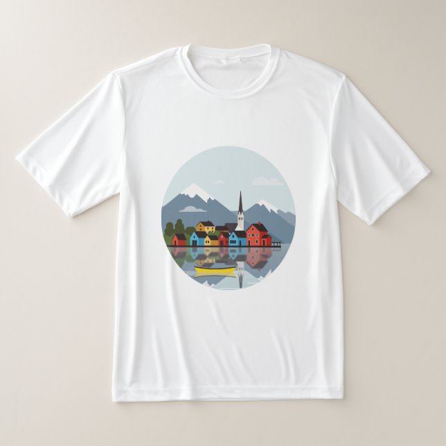 Nordische Landschaft T-Shirt (Ablage )