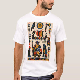 Nordische Legenden – Geometrisches Kunst-T-Shirt T-Shirt