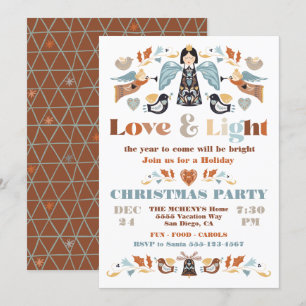 Nordische Liebe und Party für einen leichten Urlau Einladung