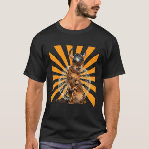 Nordische Mythologie Katze Runen Wikinger T-Shirt