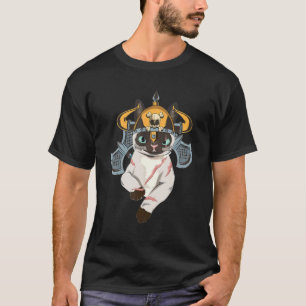 Nordische Mythologie Nordic Viking Katze T-Shirt